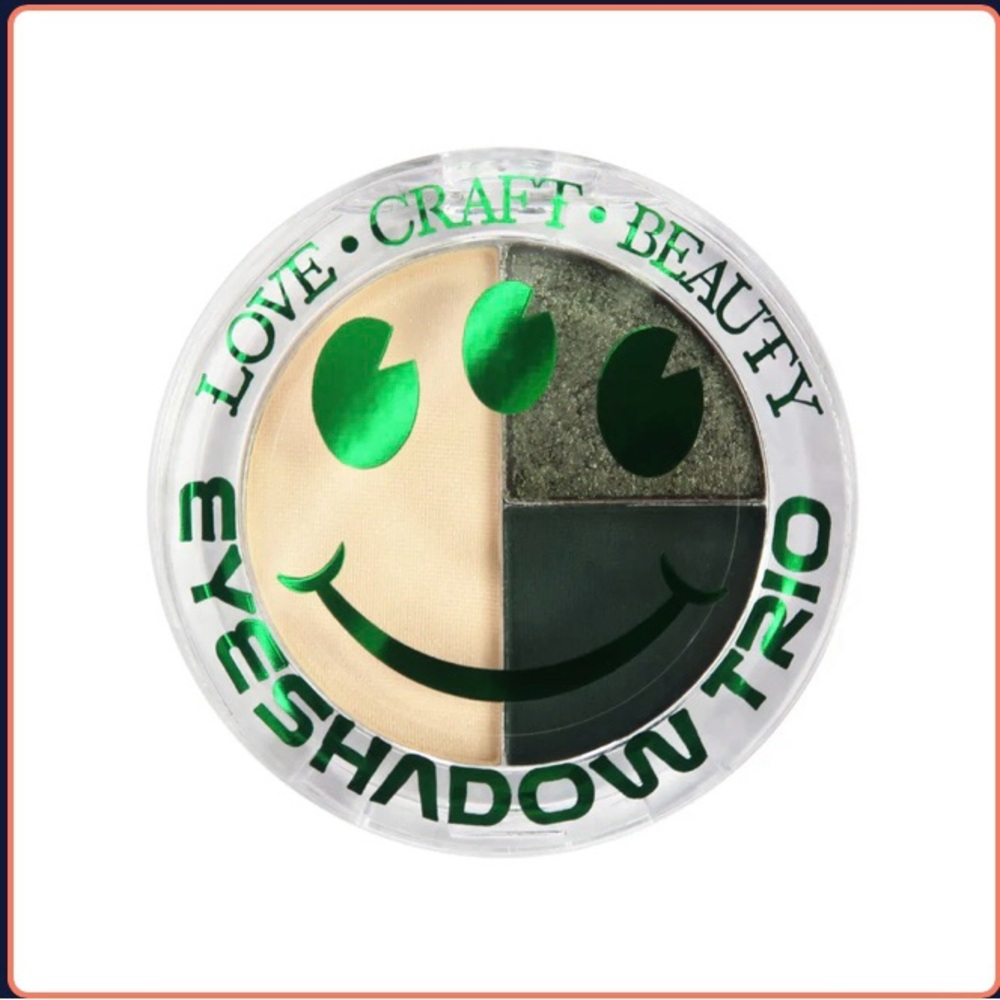 Eyeshadow Trio - Cream, Green, Green foil Forestbeat
